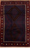 Khan Mohammadi Blue Hand Knotted 67 X 108 Area Rug 100-110111 Thumb 0