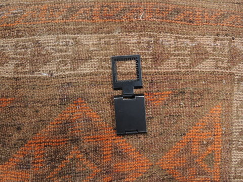 Baluch Orange Square Hand Knotted 411 X 53 Area Rug 100-110117 Image 8