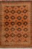 Baluch Orange Square Hand Knotted 411 X 53  Area Rug 100-110117 Thumb 0