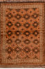 Baluch Orange Square Hand Knotted 411 X 53 Area Rug 100-110117 Thumb 0
