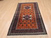 Baluch Orange Hand Knotted 36 X 66 Area Rug 100-110121 Thumb 3