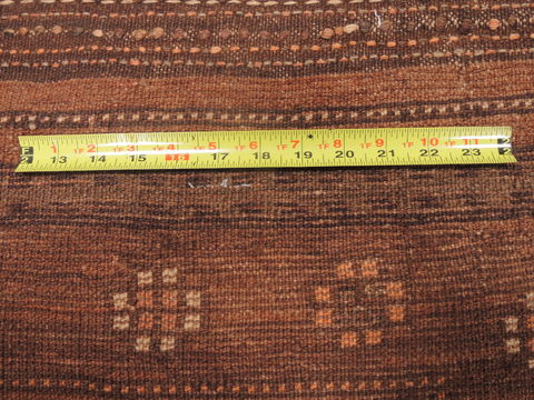 Baluch Brown Hand Knotted 310 X 70 Area Rug 100-110122 Image 9