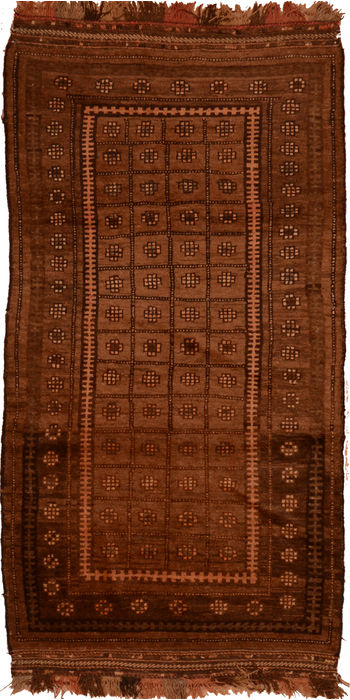 Baluch Brown Hand Knotted 310 X 70 Area Rug 100-110122 Image 0