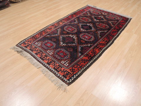 Baluch Brown Hand Knotted 38 X 67 Area Rug 100-110123 Image 2