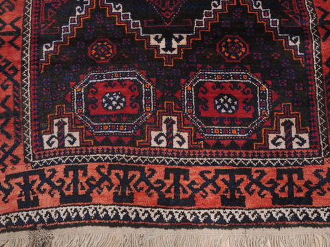 Baluch Brown Hand Knotted 38 X 67 Area Rug 100-110123 Image 4