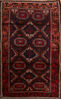 Baluch Brown Hand Knotted 38 X 67  Area Rug 100-110123 Thumb 0
