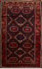 Baluch Brown Hand Knotted 38 X 67 Area Rug 100-110123 Thumb 0