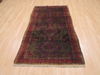 Baluch Green Hand Knotted 33 X 63 Area Rug 100-110125 Thumb 1
