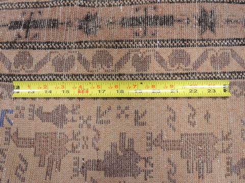 Baluch Beige Runner Hand Knotted 34 X 610 Area Rug 100-110127 Image 13