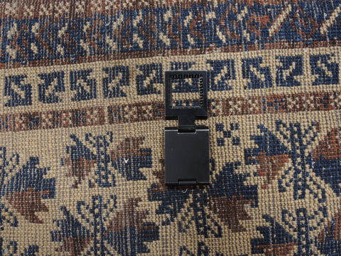 Baluch Beige Hand Knotted 31 X 64 Area Rug 100-110129 Image 10