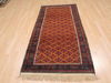 Baluch Orange Hand Knotted 37 X 62 Area Rug 100-110132 Thumb 6