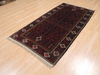 Baluch Brown Runner Hand Knotted 35 X 67  Area Rug 100-110134 Thumb 2