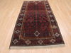 Baluch Brown Runner Hand Knotted 35 X 67  Area Rug 100-110134 Thumb 4