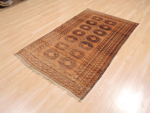 Baluch Beige Hand Knotted 33 X 55 Area Rug 100-110135 Image 2