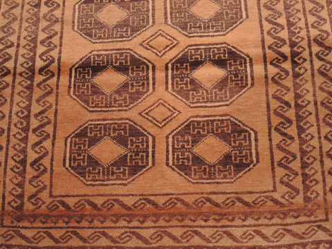 Baluch Beige Hand Knotted 33 X 55 Area Rug 100-110135 Image 5