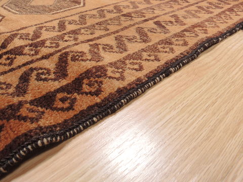Baluch Beige Hand Knotted 33 X 55 Area Rug 100-110135 Image 6