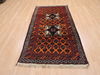 Baluch Orange Hand Knotted 33 X 66  Area Rug 100-110136 Thumb 1