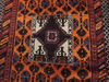 Baluch Orange Hand Knotted 33 X 66  Area Rug 100-110136 Thumb 5