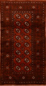Baluch Brown Hand Knotted 3'5" X 6'2"  Area Rug 100-110139