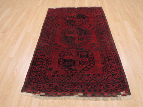 Baluch Red Hand Knotted 32 X 53 Area Rug 100-110140 Image 1