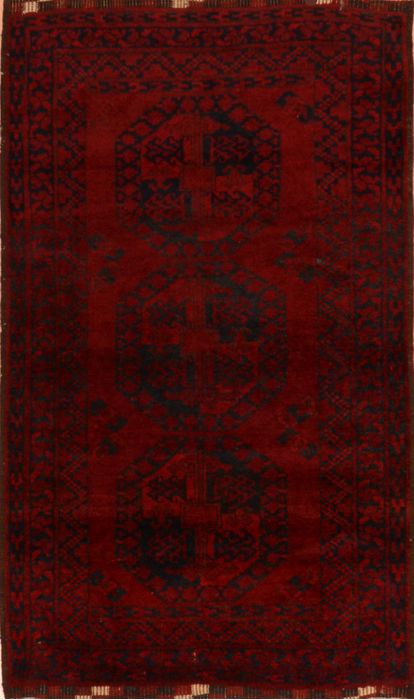 Baluch Red Hand Knotted 32 X 53 Area Rug 100-110140 Image 0