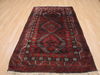 Baluch Red Hand Knotted 41 X 66 Area Rug 100-110141 Thumb 1