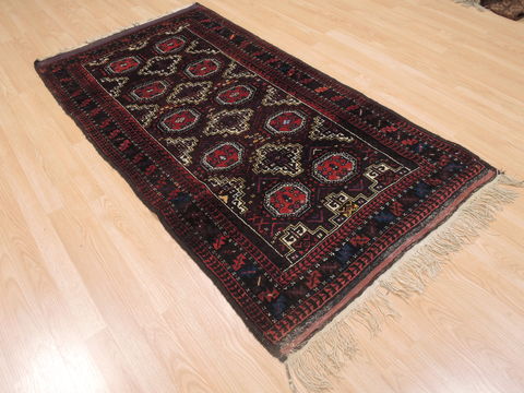 Baluch Brown Hand Knotted 31 X 511 Area Rug 100-110142 Image 3