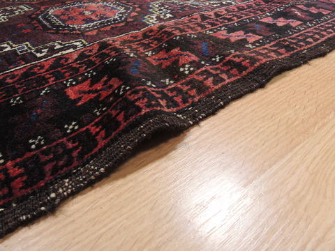 Baluch Brown Hand Knotted 31 X 511 Area Rug 100-110142 Image 6