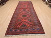 Baluch Red Runner Hand Knotted 41 X 124  Area Rug 100-110143 Thumb 1