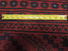 Baluch Red Runner Hand Knotted 43 X 129  Area Rug 100-110144 Thumb 11