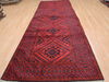 Baluch Red Runner Hand Knotted 43 X 129  Area Rug 100-110144 Thumb 4