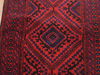 Baluch Red Runner Hand Knotted 43 X 129  Area Rug 100-110144 Thumb 7