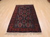 Baluch Blue Hand Knotted 35 X 511  Area Rug 100-110145 Thumb 1