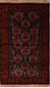 Baluch Blue Hand Knotted 35 X 511  Area Rug 100-110145 Thumb 0