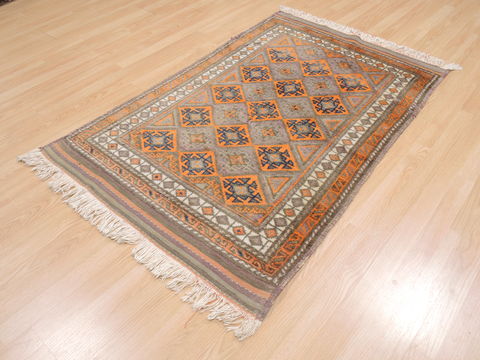 Baluch Blue Hand Knotted 32 X 47 Area Rug 100-110146 Image 2