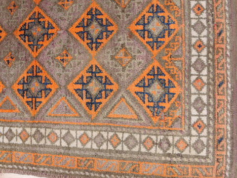 Baluch Blue Hand Knotted 32 X 47 Area Rug 100-110146 Image 4