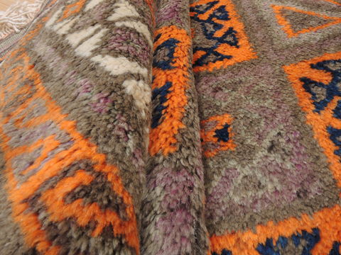 Baluch Blue Hand Knotted 32 X 47 Area Rug 100-110146 Image 9
