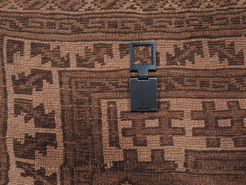 Baluch Brown Hand Knotted 45 X 72 Area Rug 100-110147 Image 12