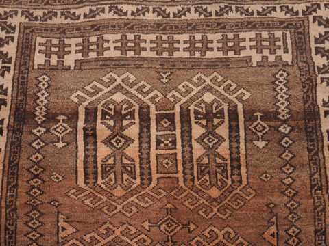 Baluch Brown Hand Knotted 45 X 72 Area Rug 100-110147 Image 7