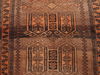 Baluch Brown Hand Knotted 45 X 72  Area Rug 100-110147 Thumb 6