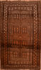 Baluch Brown Hand Knotted 45 X 72  Area Rug 100-110147 Thumb 0