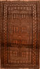 Baluch Brown Hand Knotted 45 X 72 Area Rug 100-110147 Thumb 0
