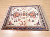 Baluch Beige Square Hand Knotted 39 X 43  Area Rug 100-110149 Thumb 4