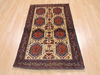 Baluch Beige Hand Knotted 29 X 47  Area Rug 100-110150 Thumb 1