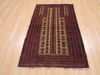 Baluch Beige Hand Knotted 29 X 47  Area Rug 100-110153 Thumb 4