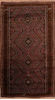 Baluch Brown Hand Knotted 33 X 60  Area Rug 100-110155 Thumb 0