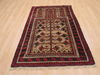 Baluch Beige Hand Knotted 37 X 57  Area Rug 100-110156 Thumb 5