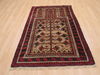 Baluch Beige Hand Knotted 37 X 57  Area Rug 100-110156 Thumb 5