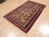 Baluch Beige Hand Knotted 37 X 57  Area Rug 100-110156 Thumb 6