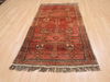 Baluch Orange Hand Knotted 36 X 61  Area Rug 100-110158 Thumb 1